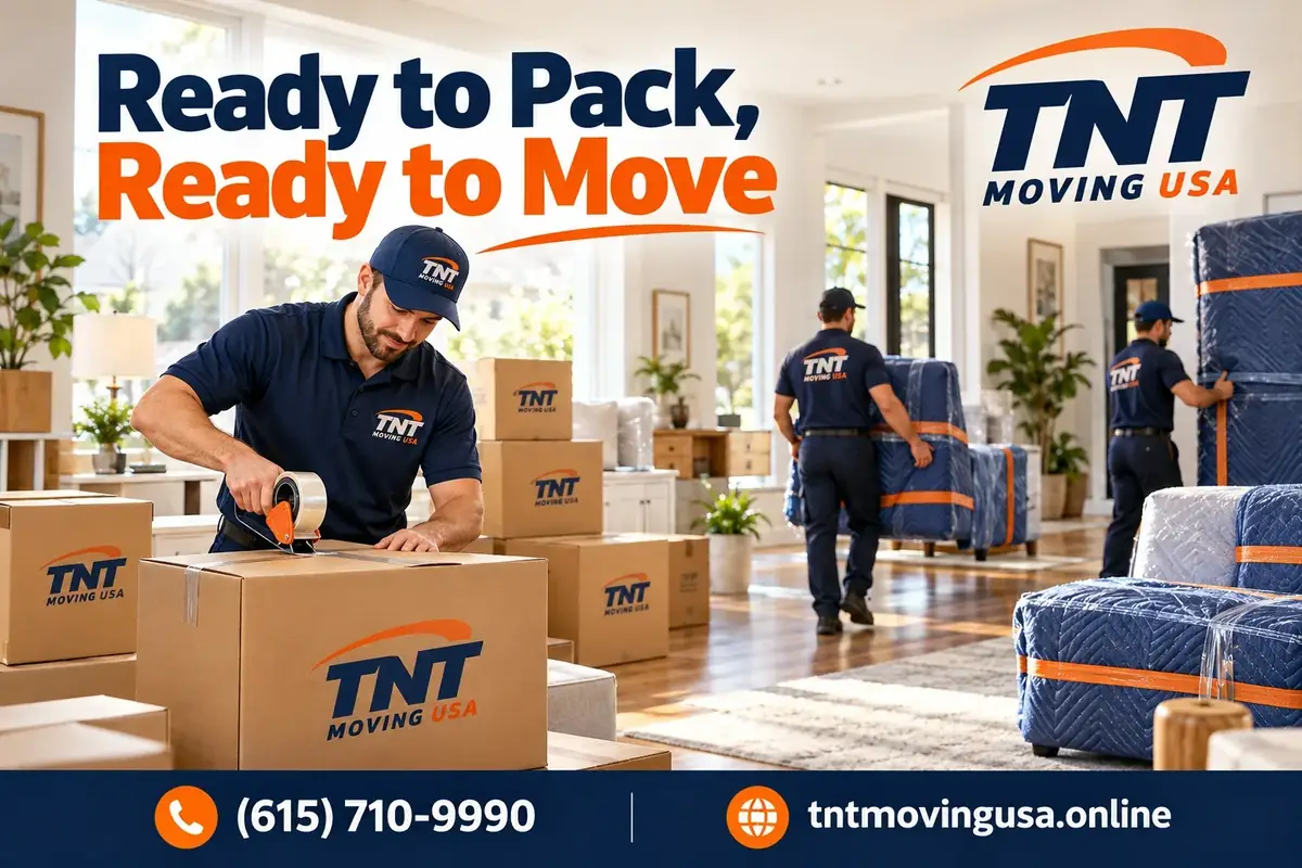 Moving from Nashville to Augusta with furniture wrapped and protected